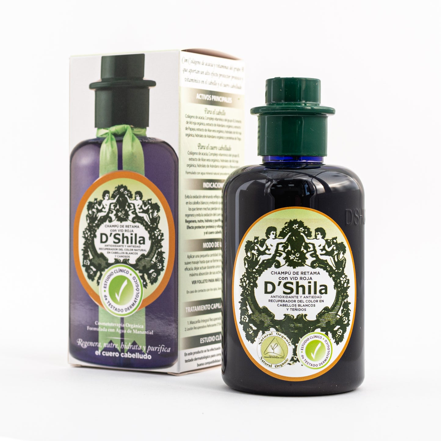 Champú Protector Proteico de Retama y Vid Roja 300mL D’Shila