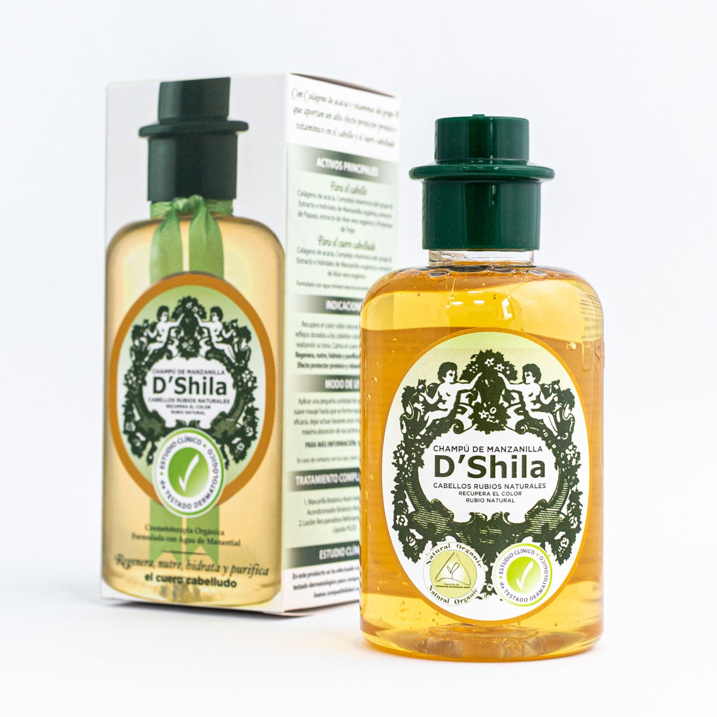 Champú Protector Proteico de Manzanilla 300mL D’Shila