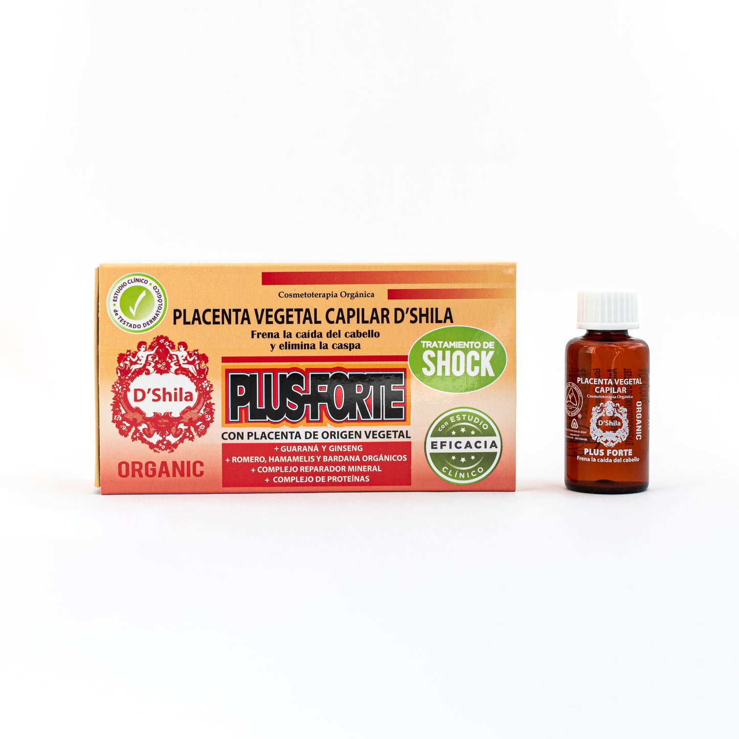 Placenta Vegetal PLUS FORTE-SHOCK 4uds x 25mL D’Shila.