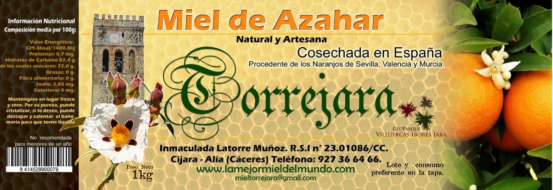 Miel de Azahar 1Kg / 500gr