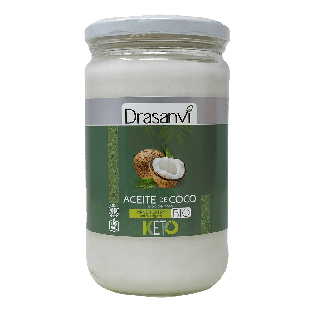 Aceite de Coco Virgen Bio 500 ml Keto Drasanvi