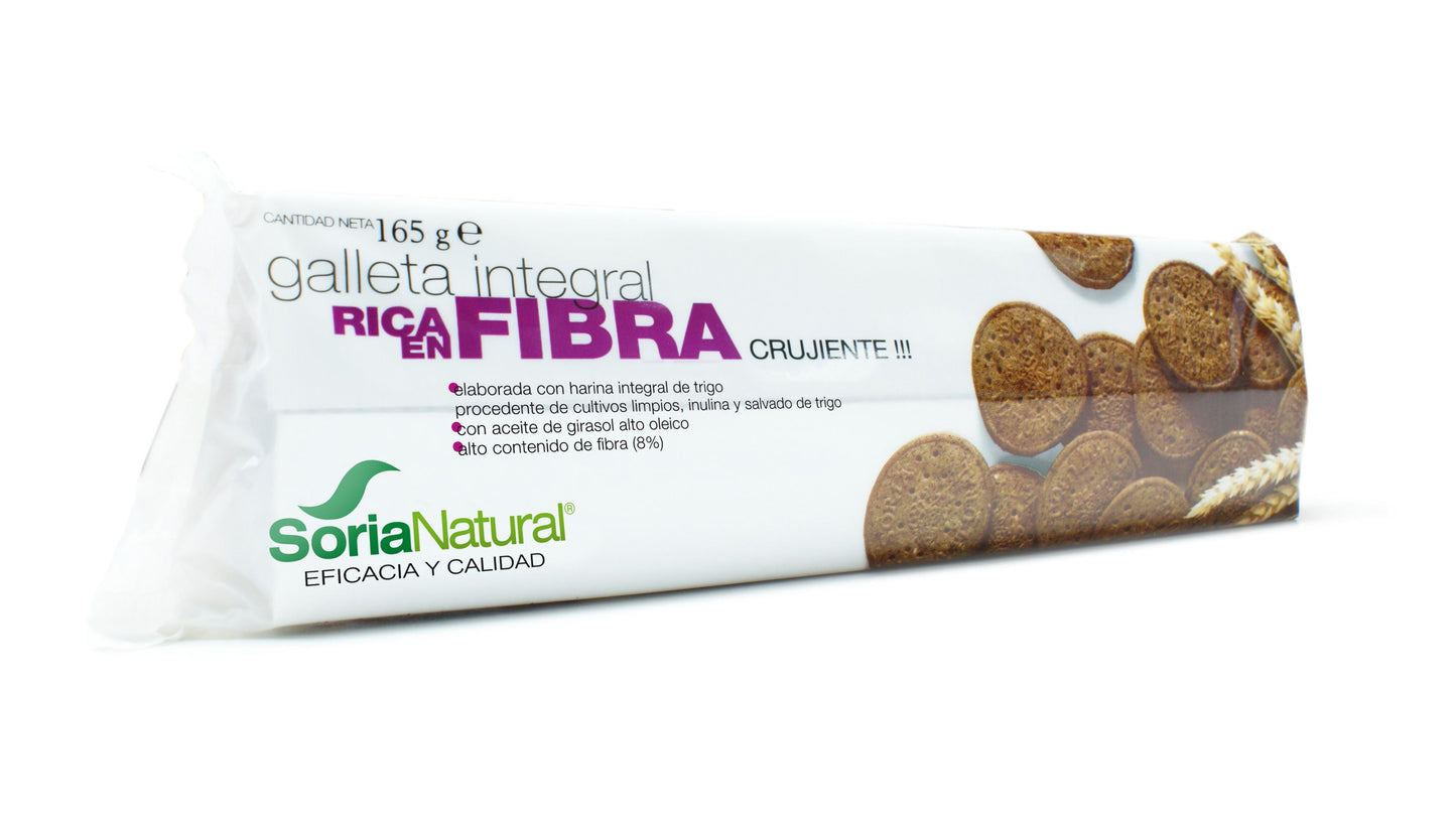 GALLETAS DE FIBRA INTEGRAL SORIA NATURAL