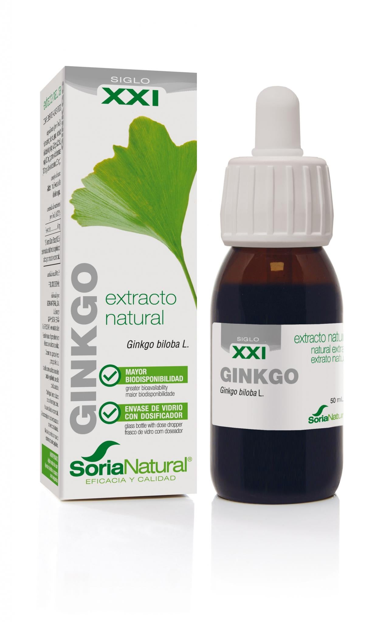 EXTRACTO DE GINKGO BILOBA S. XXI SORIA NATURAL
