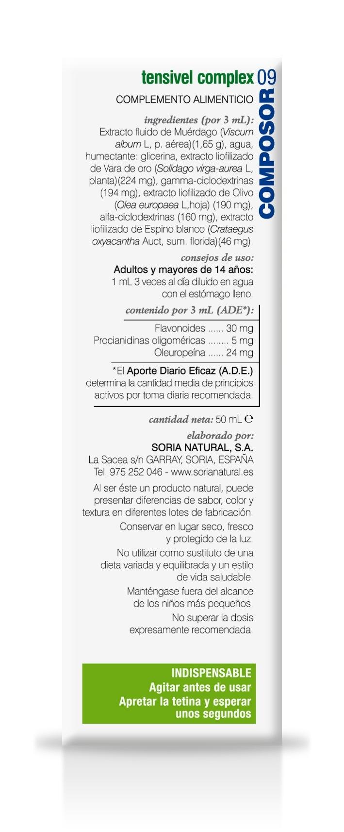 COMPOSOR 9 TENSIVEL COMPLEX S. XXI SORIA NATURAL