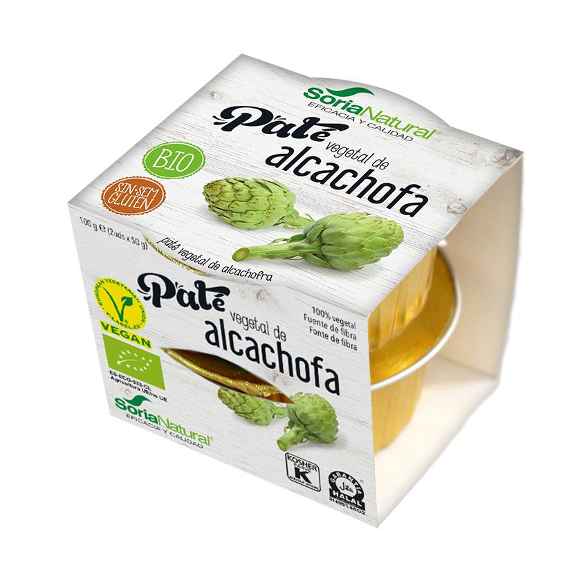 PATE VEGETAL DE ALCACHOFA 2 x 50 GRS SORIA NATURAL