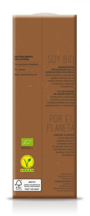 BEBIDA AVENA CACAO SORIA NATURAL