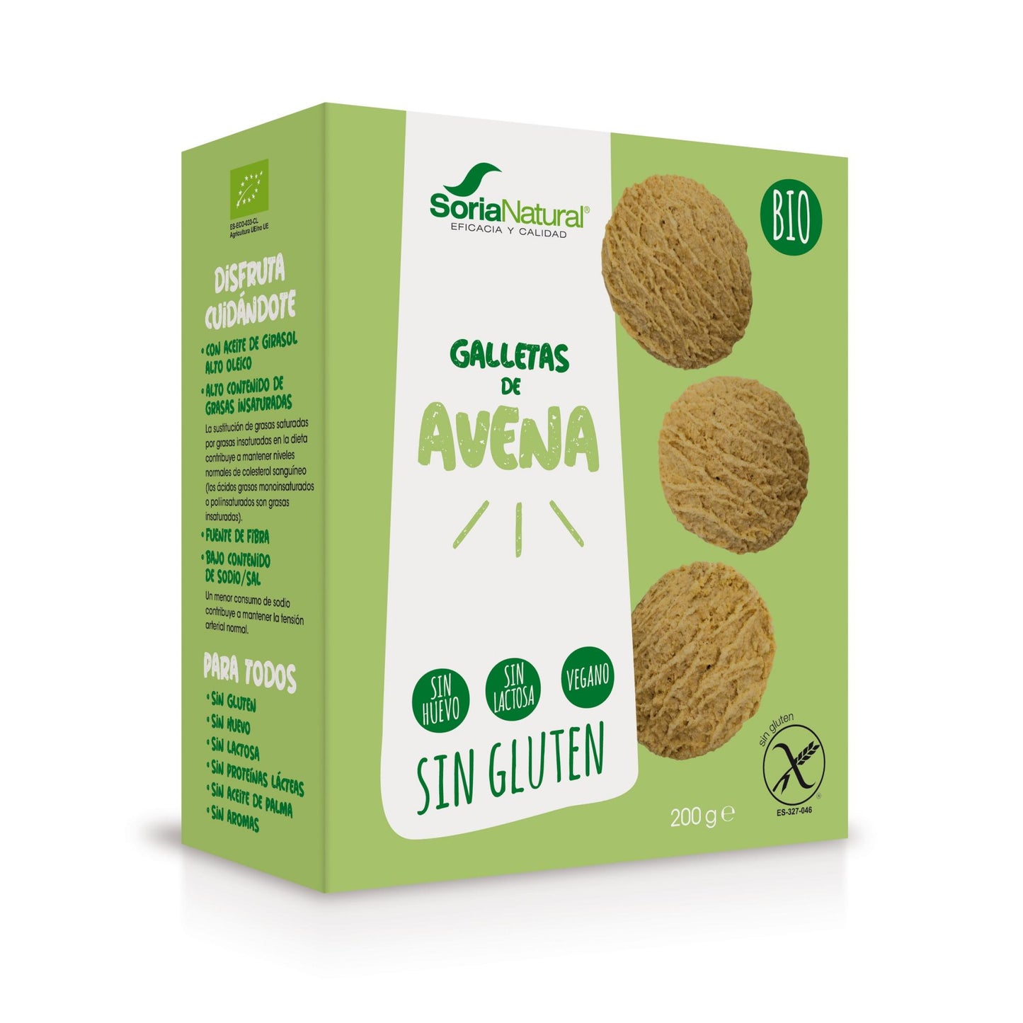 GALLETAS DE AVENA BIO SORIA NATURAL