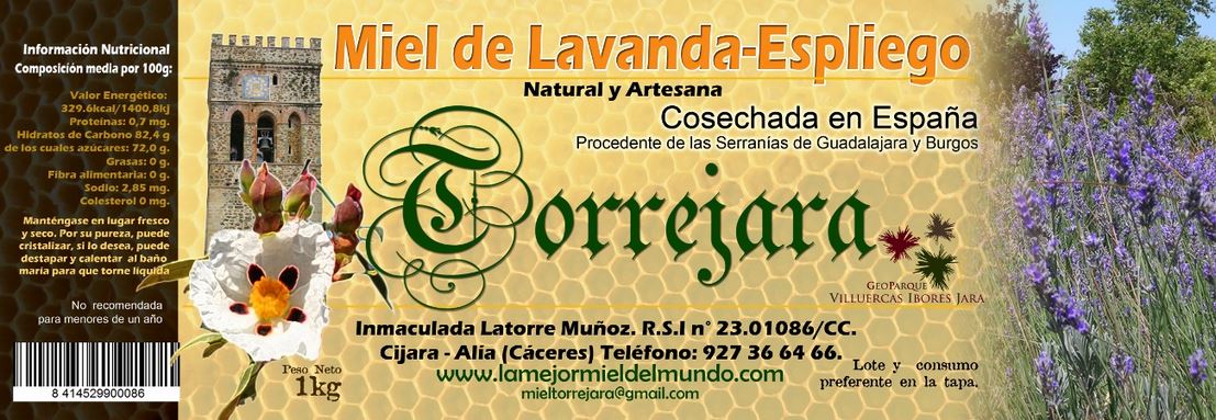 Miel de Lavanda 1Kg / 500gr