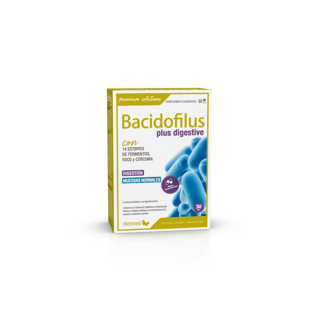 BACIDOFILUS PLUS DIGESTIVE | cápsulas (60) DIETMED