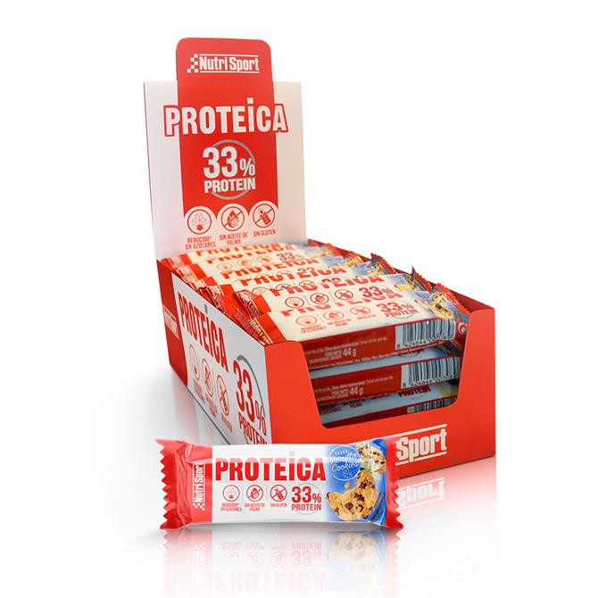 BARRITAS PROTEICA (CAJA DE 24 BARRITAS)-VAINILLA & COOKIES