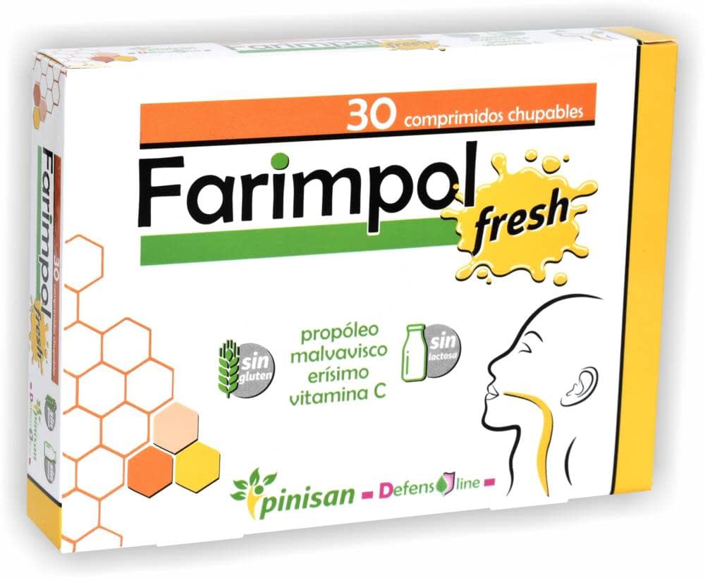 FARIMPOL FRESH, defensline, 30 comprimidos chupables PINISAN