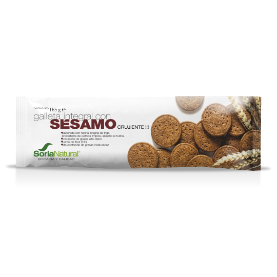 GALLETAS SESAMO 160 gr. SORIA NATURAL