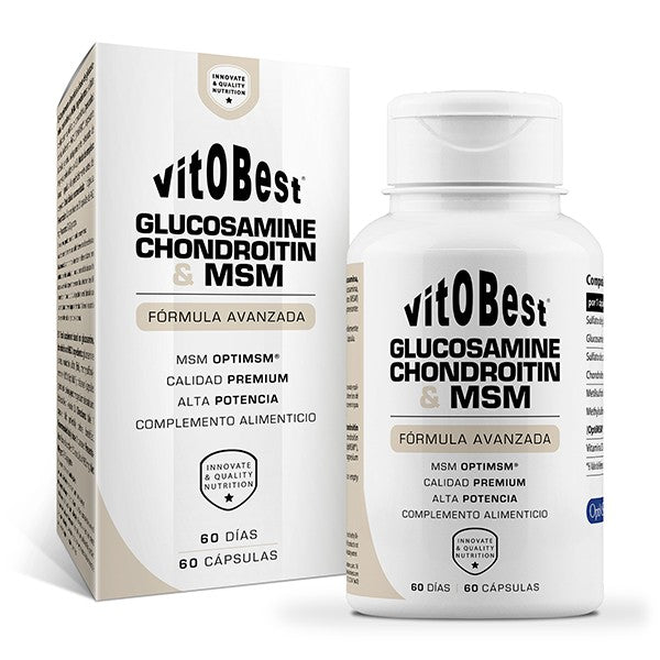 GLUCOSAMINA + CONDROITINA + MSM 60 Caps
