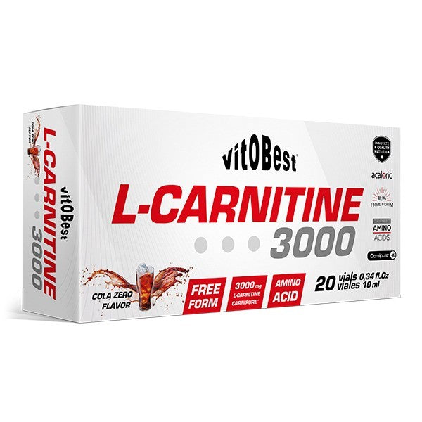 L-CARNITINE 3000 - 20 Viales 10 ml COLA