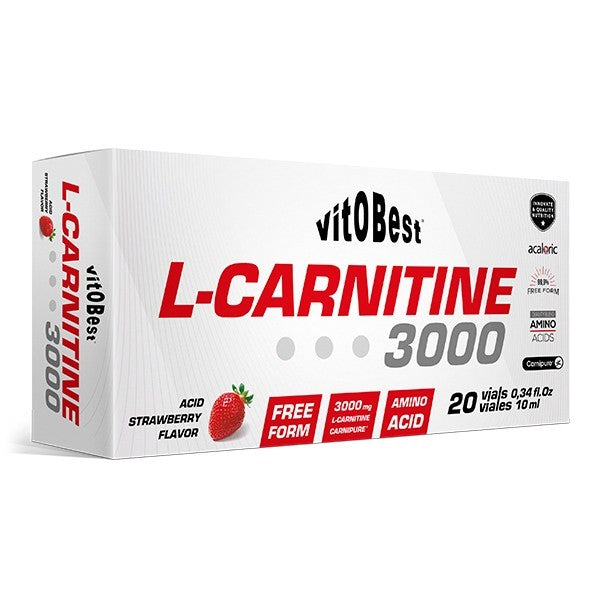 L-CARNITINE 3000 - 20 Viales 10 ml FRESA
