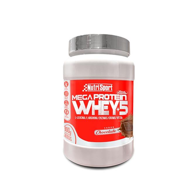 MEGA PROTEIN WHEY +5 (BOTE DE 900 G)-CHOCOLATE