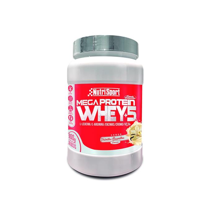 MEGA PROTEIN WHEY +5 (BOTE DE 900 G)-VAINILLA