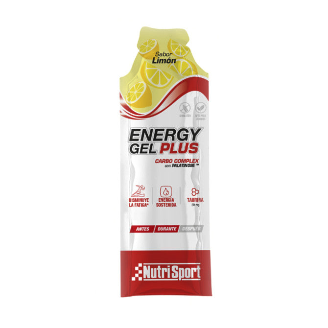 ENERGY GEL PLUS LIMÓN (Caja de 18 geles)