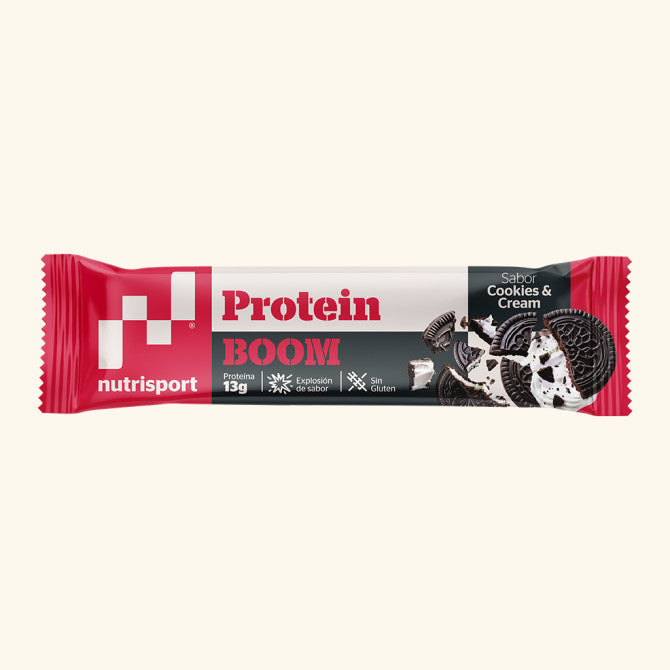 PROTEIN BOOM (CAJA DE 24 BARRITAS)-COOKIES & CREAM