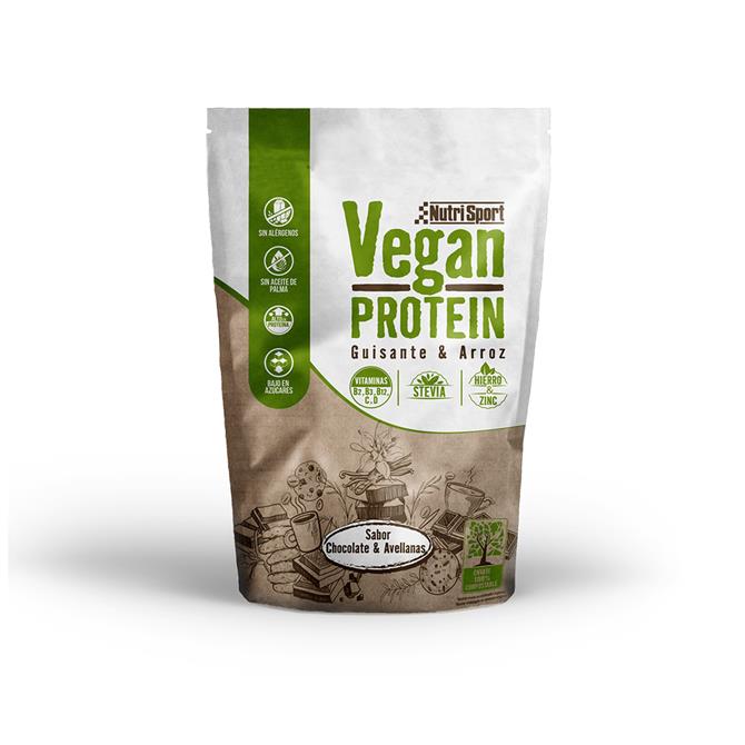 VEGAN PROTEIN CHOCOLATE & AVELLANAS 468G