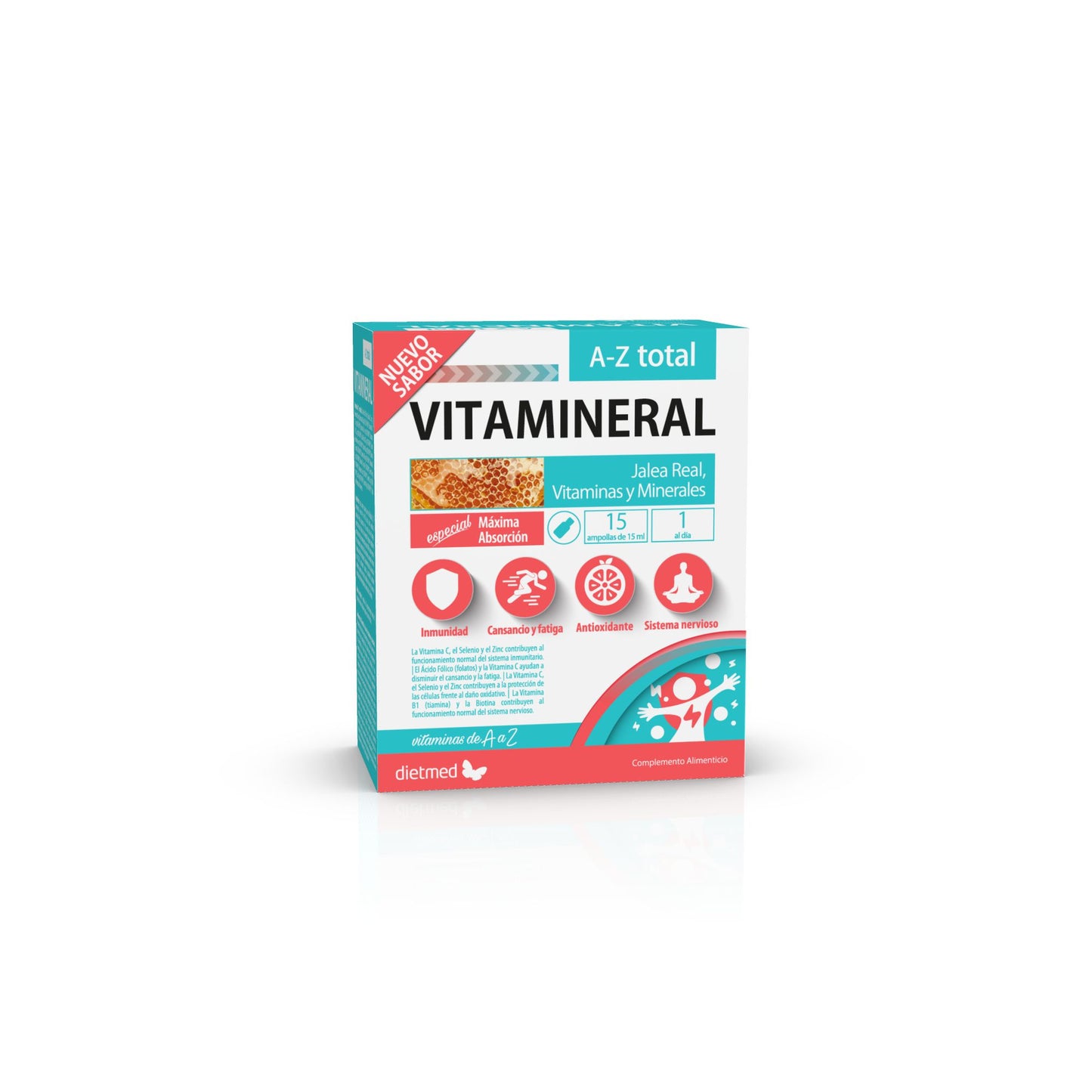 VITAMINERAL A a Z TOTAL | ampollas (15 x 15 ml) DIETMED