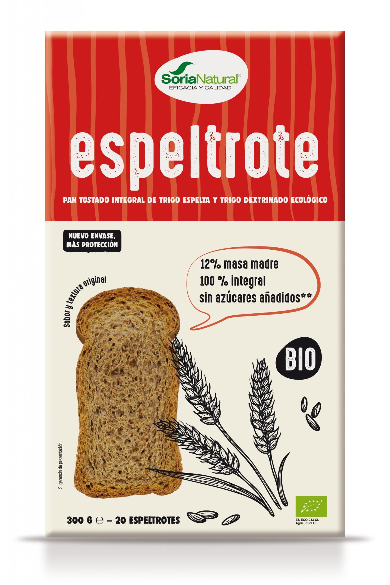 PAN ESPELTROTE INTEGRAL BIO CAJA SORIA NATURAL