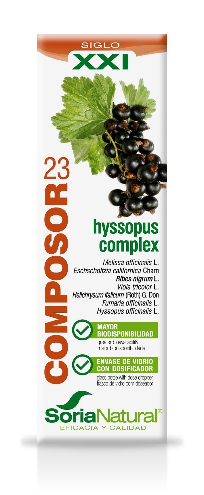 COMPOSOR 23 HYSSOPUS COMPLEX S. XXI SORIA NATURAL