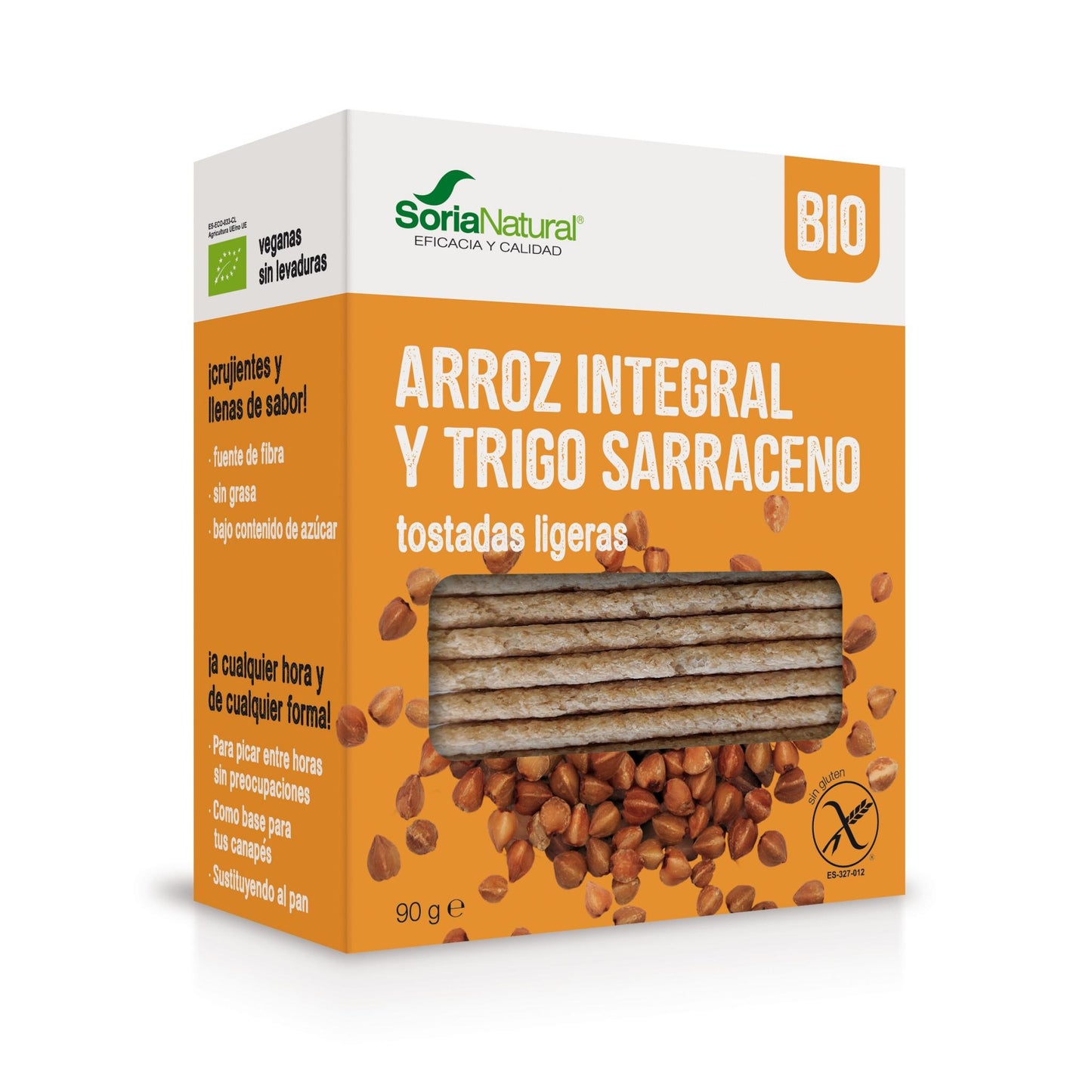 TOSTADAS DE ARROZ Y TRIGO SARRACENO SORIA NATURAL