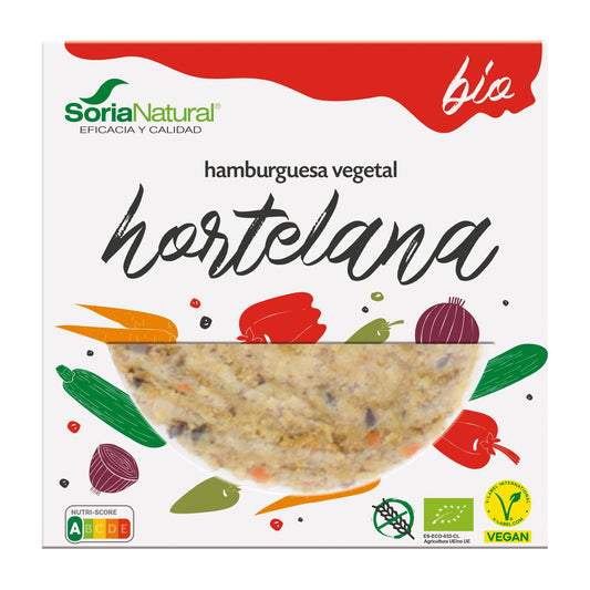 HAMBURGUESA VEGETAL HORTELANA BIO SORIA NATURAL