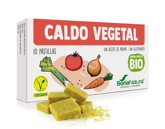 CALDO VEGETAL BIO (10 PASTILLAS) SORIA NATURAL