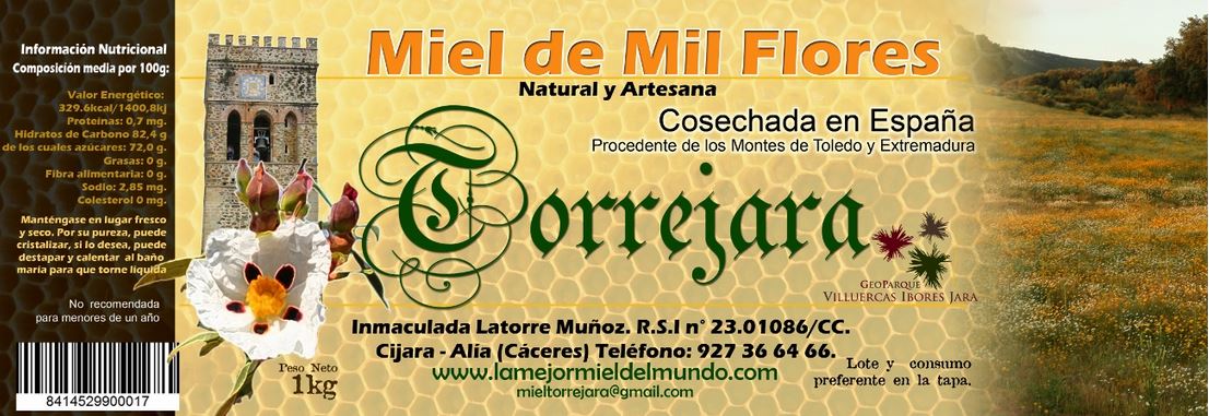 Miel de Mil Flores 1Kg / 500gr