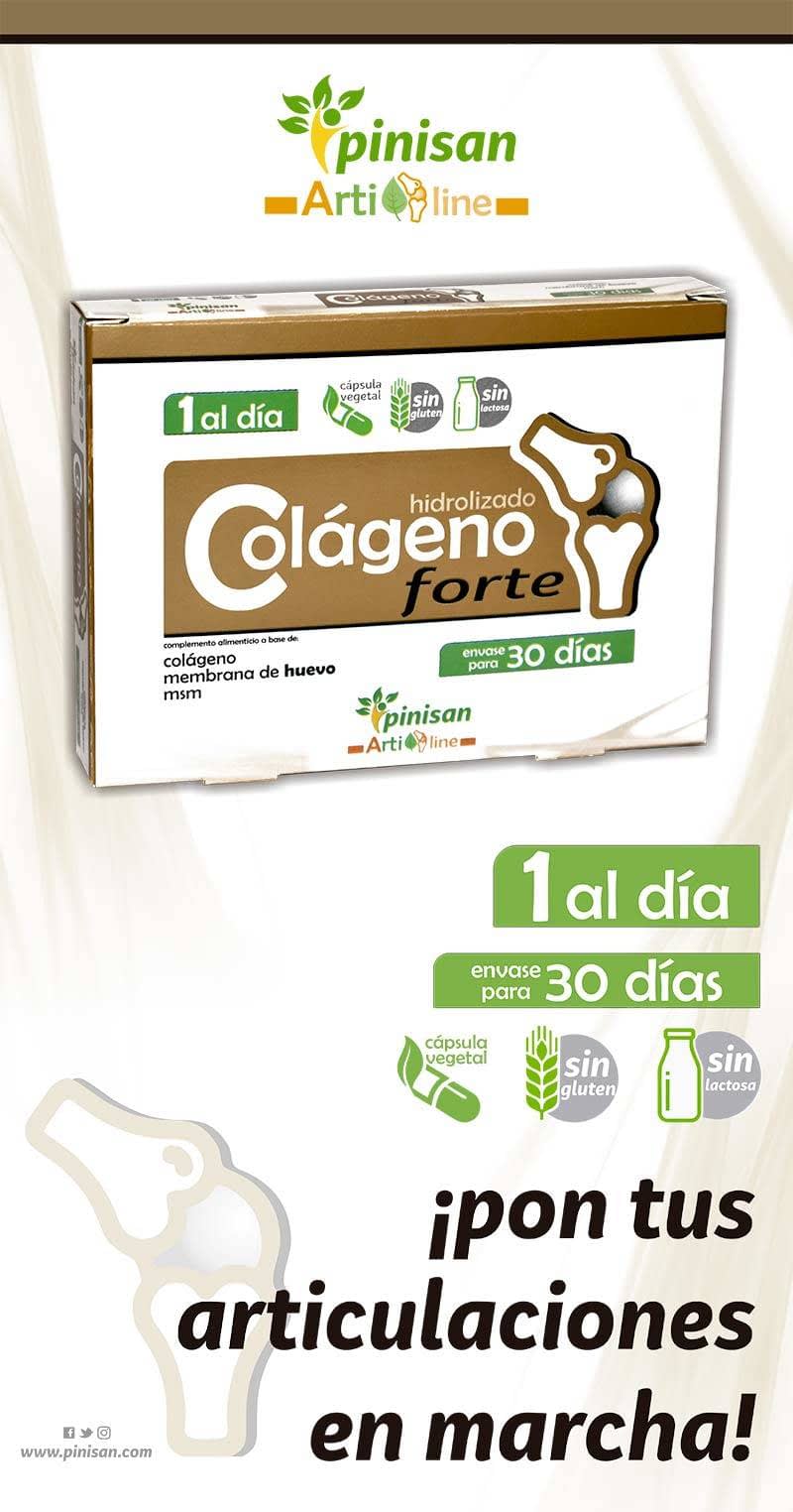 COLAGENO HIDROLIZADO FORTE, 30 CAPS PINISAN