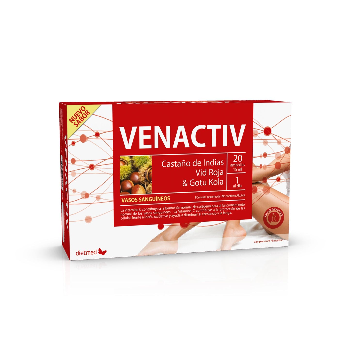 VENACTIV | ampollas (20 x 15 ml) DIETMED